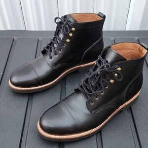 J. Crew Black Leather Men's Boots